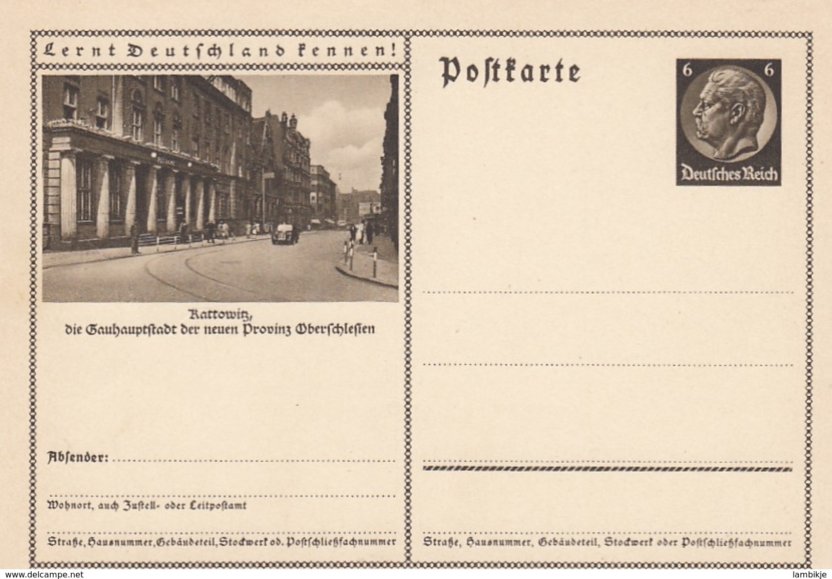 Deutsches Reich Postkarte 1934 P236 Lernt Deutschland Kennen - Briefe U. Dokumente