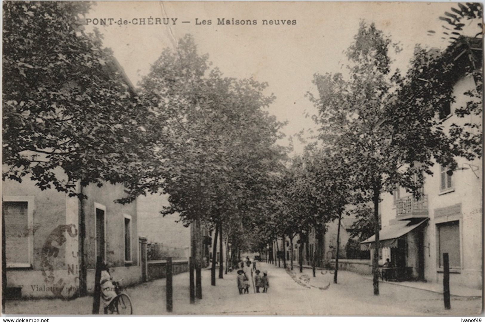 38 - PONT-de-CHERUY - CPA -  Les Maisons Neuves - Pont-de-Chéruy