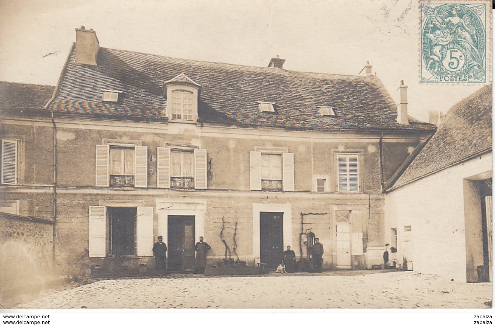 Montlhery Intérieur De Ferme Carte Photo TTB - Other & Unclassified