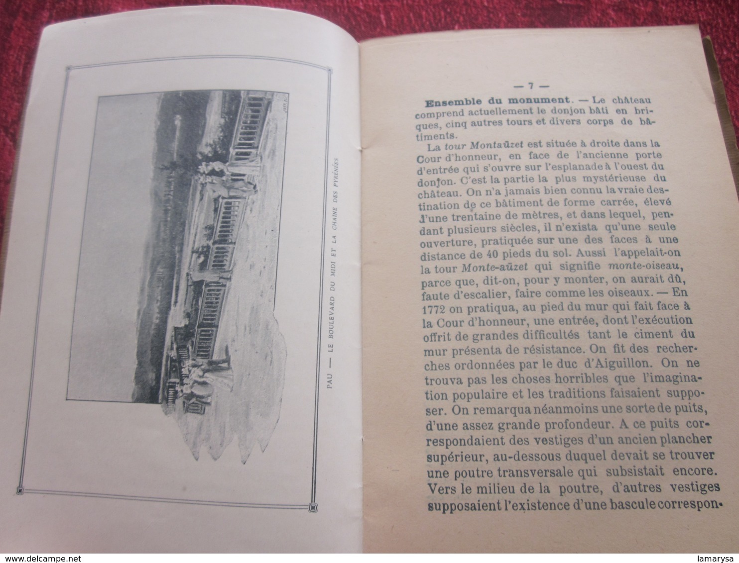 1930-CHÂTEAU DE PAU & PAYS DU BÉARN DESCRIPTION ET HISTOIRE PANORAMA GUIDE TOURISTIQUE VISITEUR & TOURISTE RENSEIGNEMENT - Dépliants Touristiques