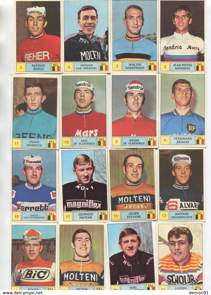 CYCLISME PANINI - Lot De 126 Vignettes "SPRINT 71" (toutes Différentes) Idéal Pour Compléter L'album - BOBET - ANQUETIL - Edition Française