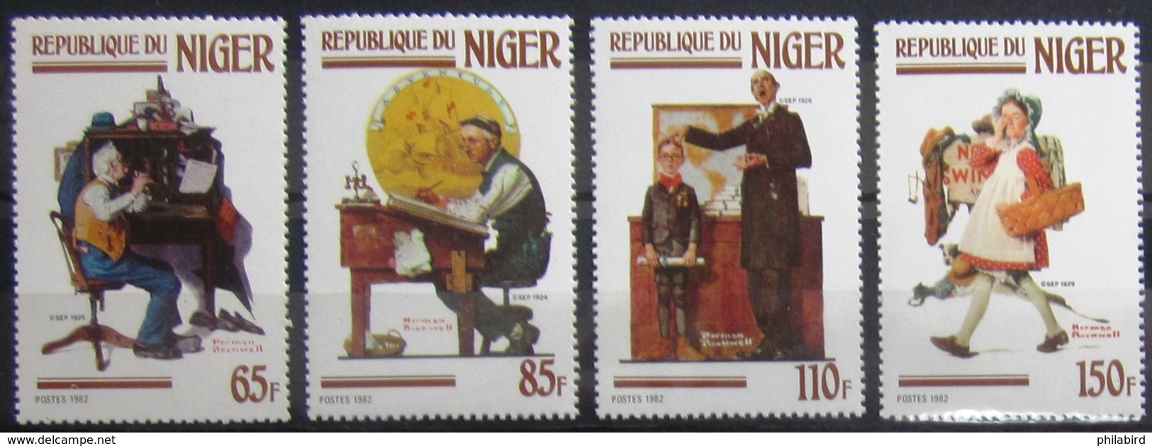 NIGER                       N° 587/590                       NEUF** - Niger (1960-...)