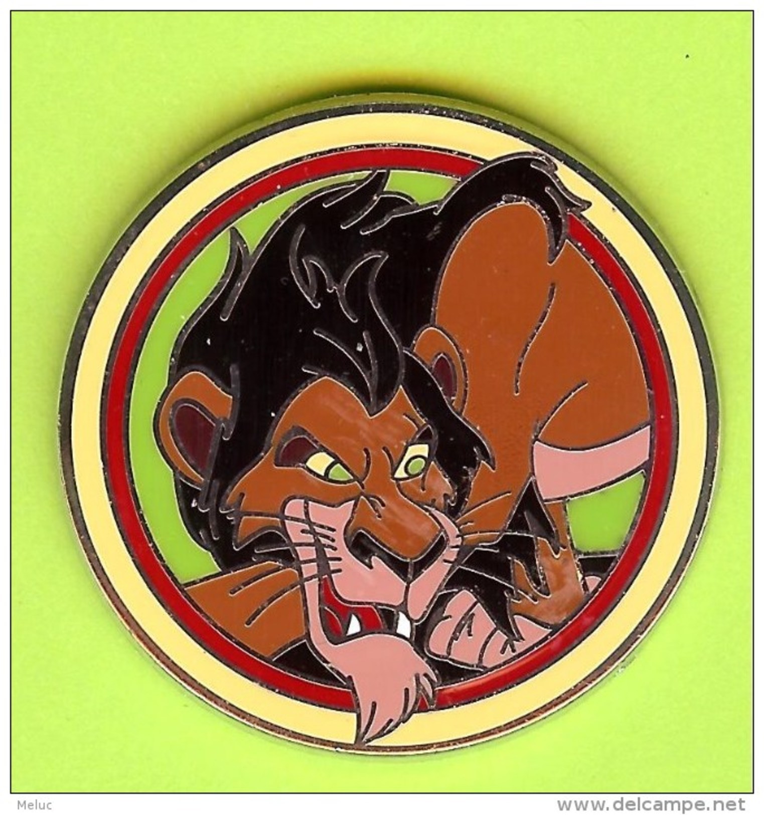 Pin's BD Disney Scar (Le Roi Lion) - 9U18 - Disney