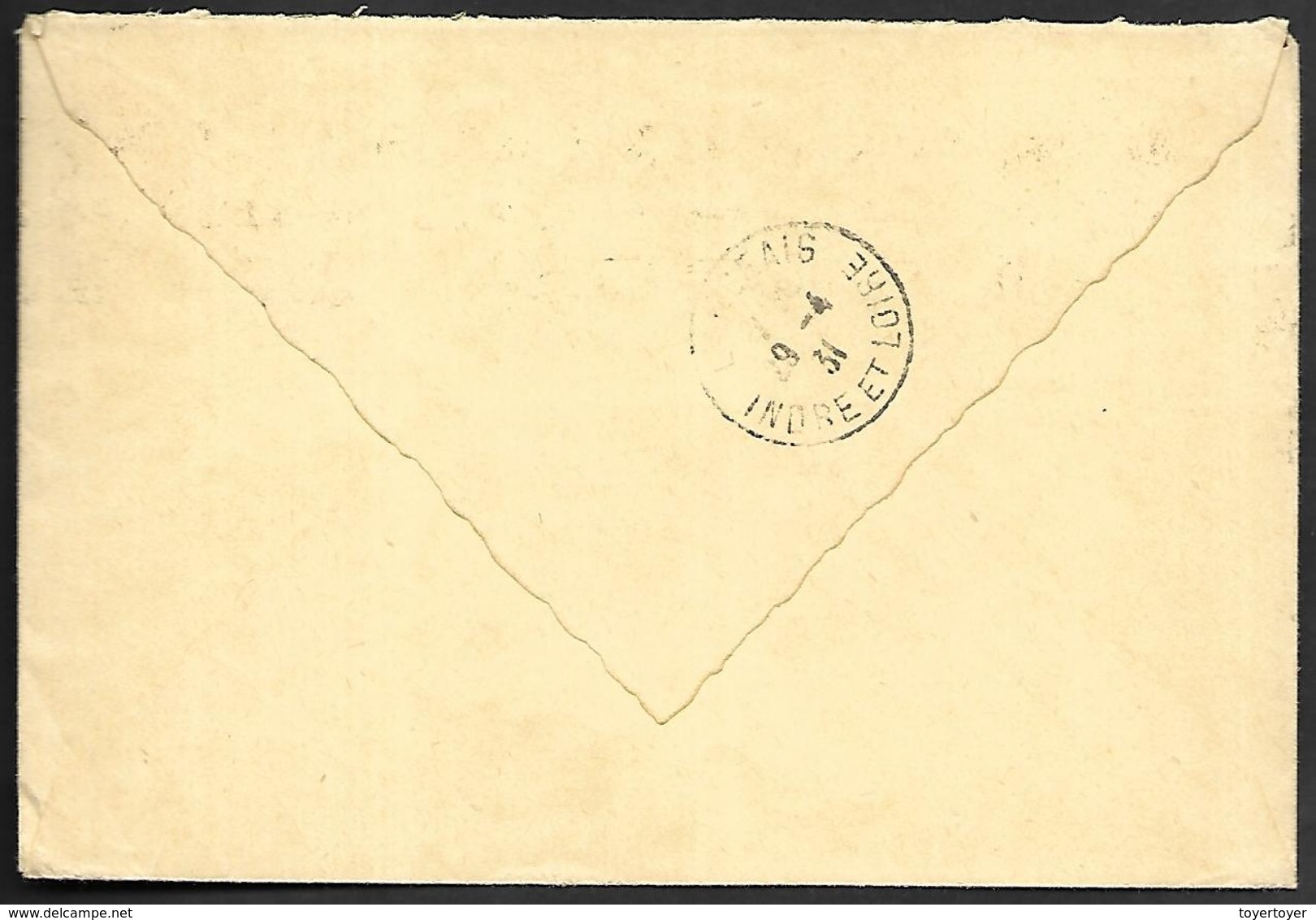 LF D48  Enveloppe De 1931 De Tours Timbre N°272 - 1921-1960: Période Moderne