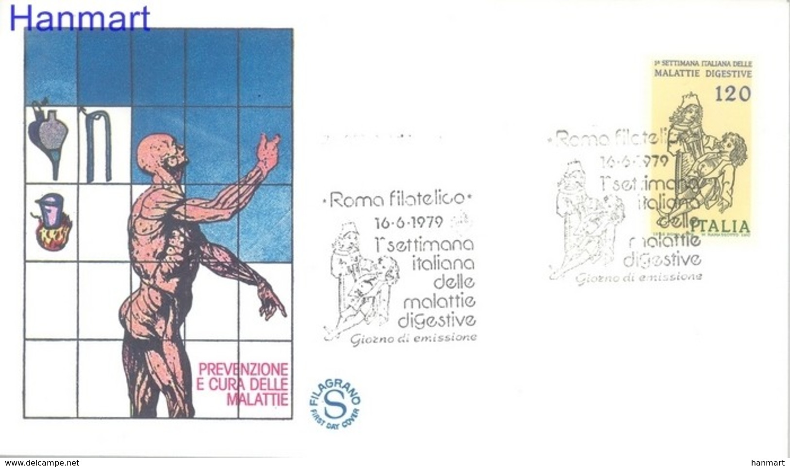 Italy 1979 Mi 1664 FDC ( FDC ZE2 ITA1664 ) - Medizin