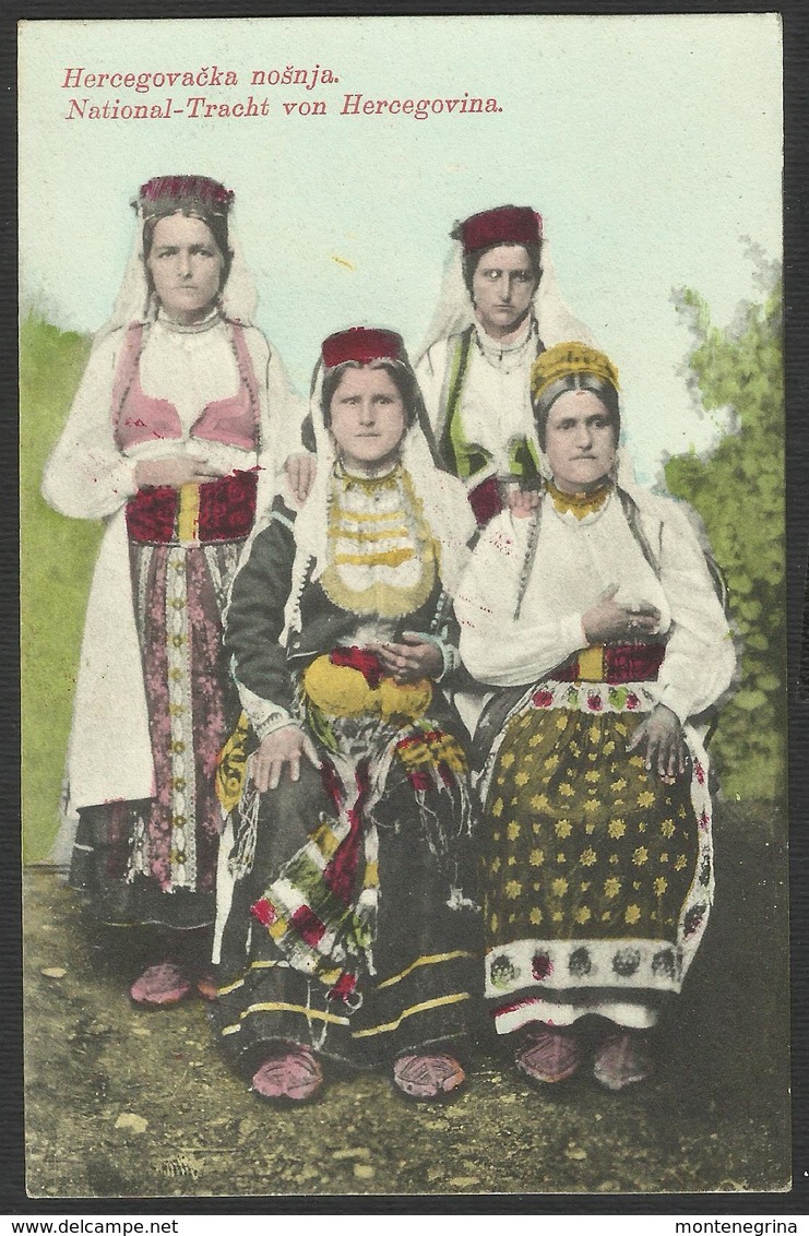 BOSNA I HERCEGOVINA BOSNA Narodna Nosnja,national Costumes,old Postcard (see Sales Conditions) 00747 - Bosnia And Herzegovina