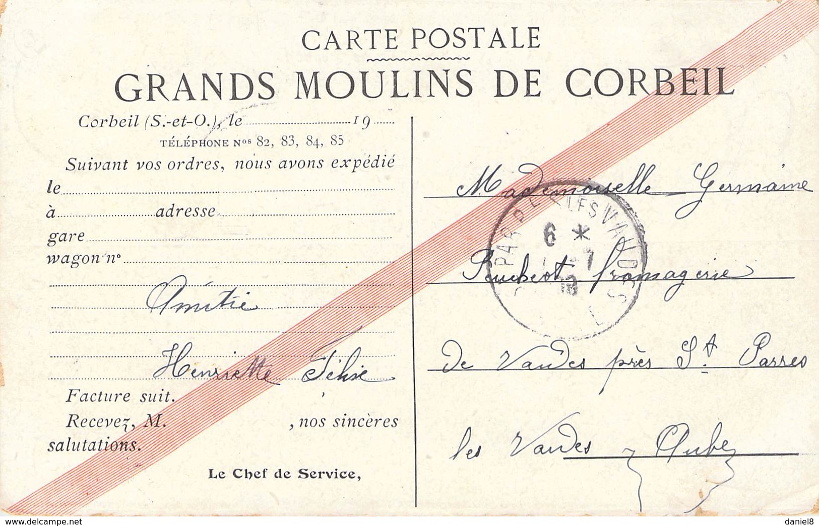 GRANDS MOULINS DE CORBEIL CARTE EXPEDITION - Corbeil Essonnes