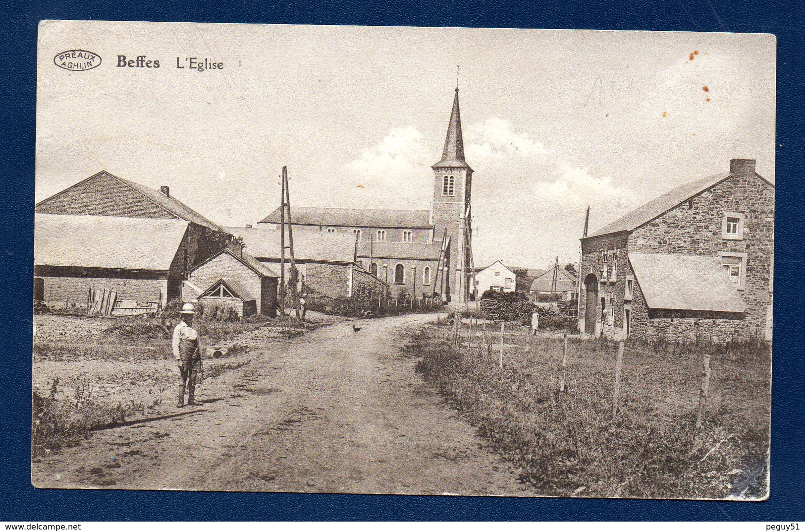 Beffe ( Rendeux). Ancienne église Saint-Lambert. - Rendeux