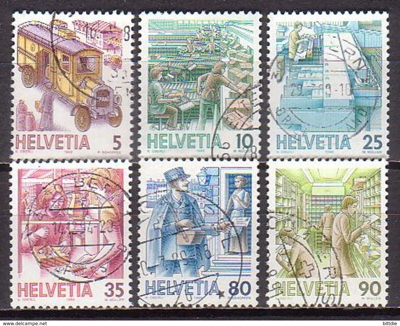 CH  1321/26 Ya , O (K 1632) - Used Stamps