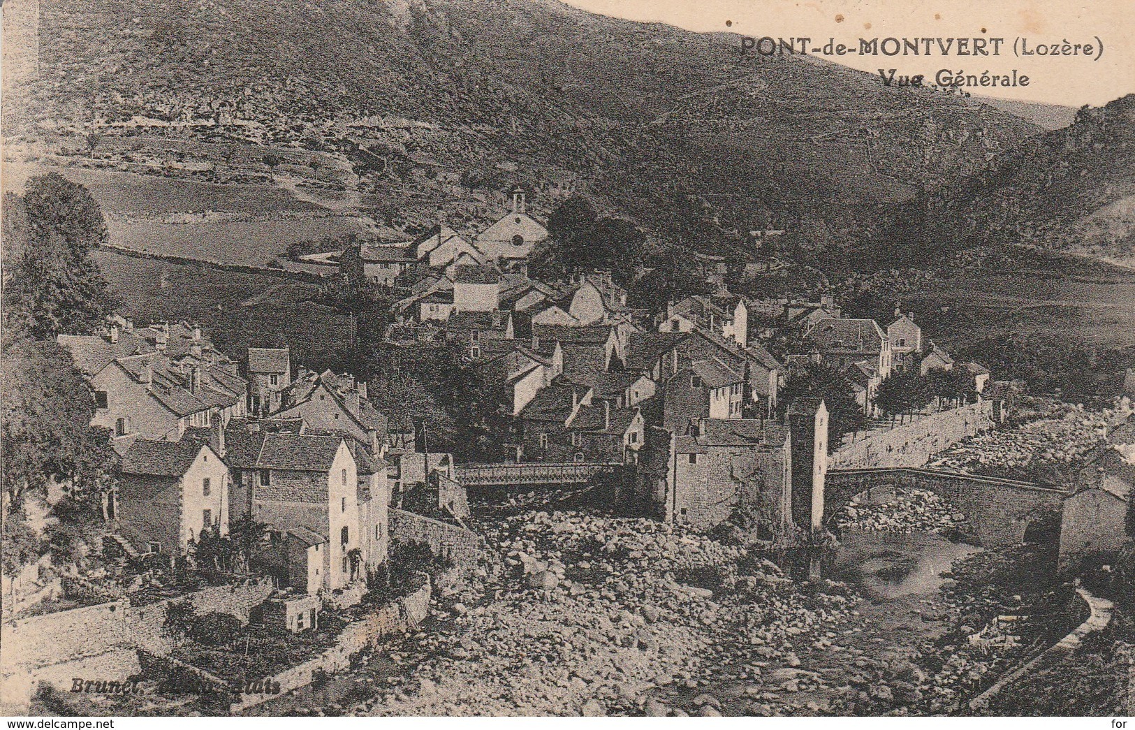 Lozère : LE PONT De MONTVERT : Vue Générale - Le Pont De Montvert