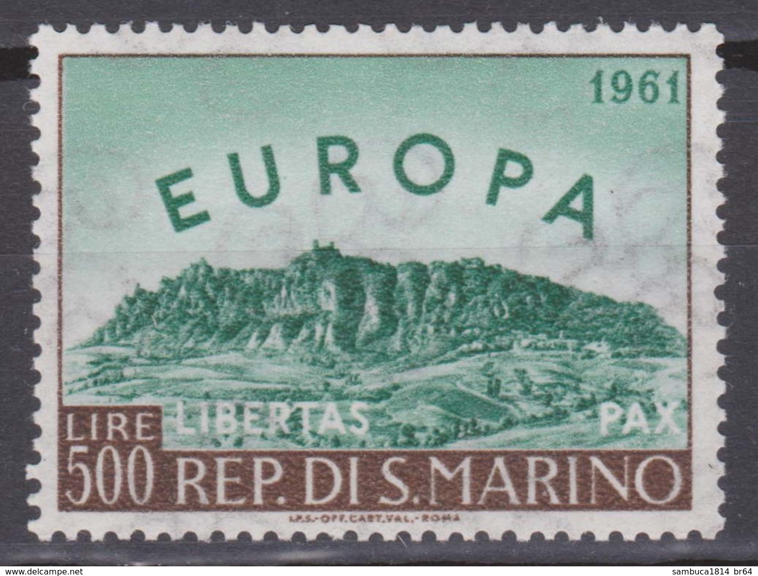 Europa Cept San Marino 1961, Mi.Nr. 700, MNH/postfrisch Michel 40.- Euro. - Ungebraucht