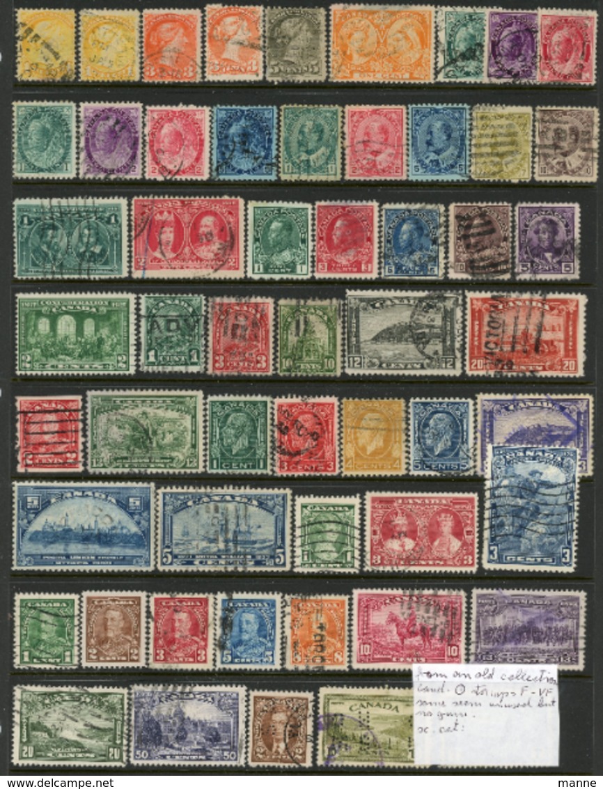 Canada- Old Canadian Collection, Used, F And VF - Collections