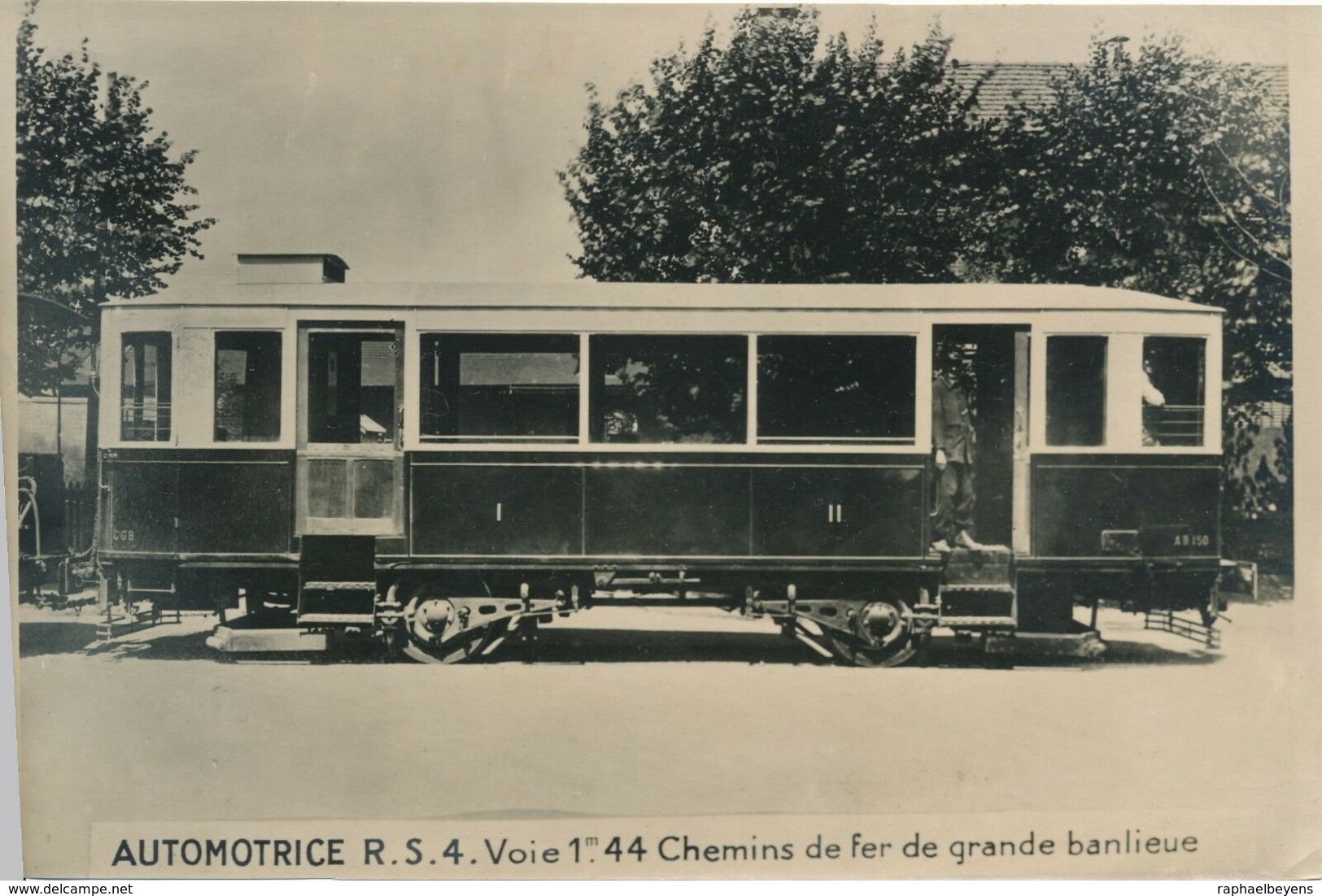 Snapshot Automotrice R.S.4 Berliet Train Chemins De Fer Sncf Ferroviaire Wagon - Trains