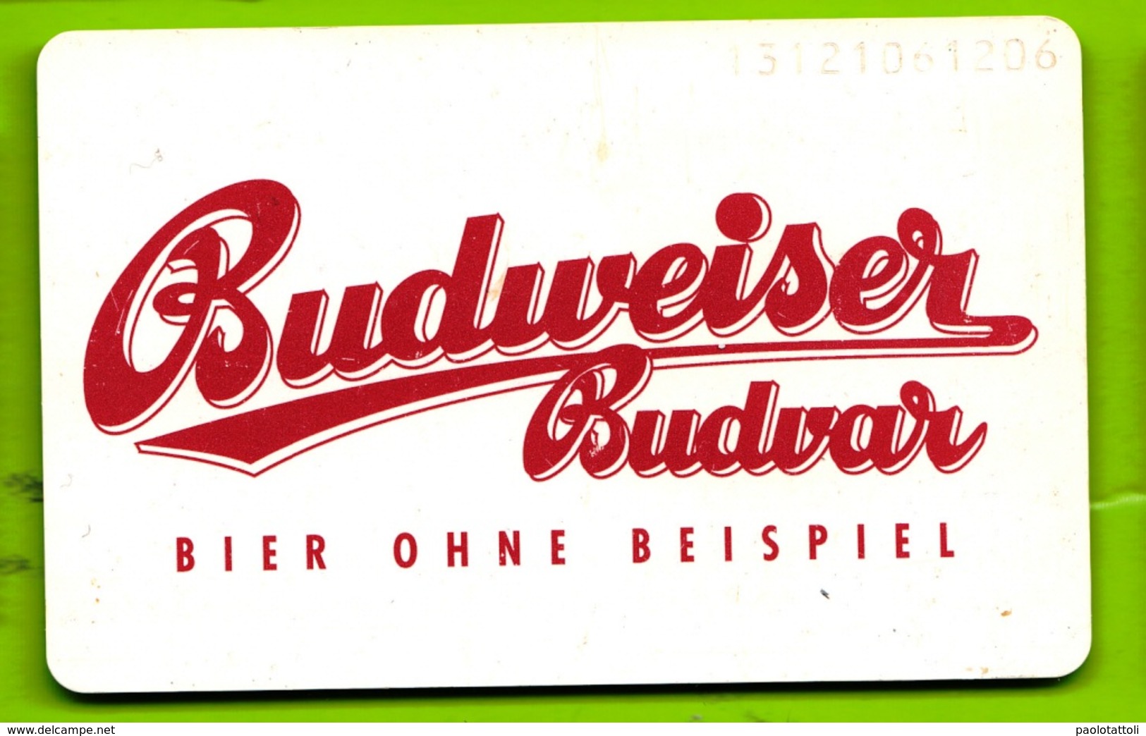 Germania, Germany- Budweiser Budvar, Bier Ohne Beispiel. Used Phone Card With Chip. 12DM Telekom. Exp.11.93 - K-Series : Customers Sets