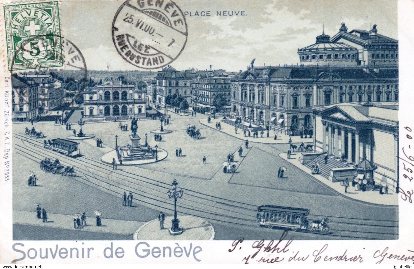 Suisse - Souvenir De GENEVE  - 1900 - Genève