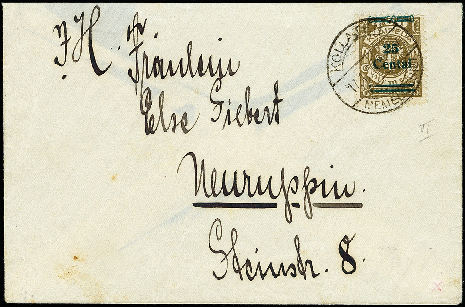 Brief 373. Heinrich Köhler Auktion - 1895 - Andere & Zonder Classificatie