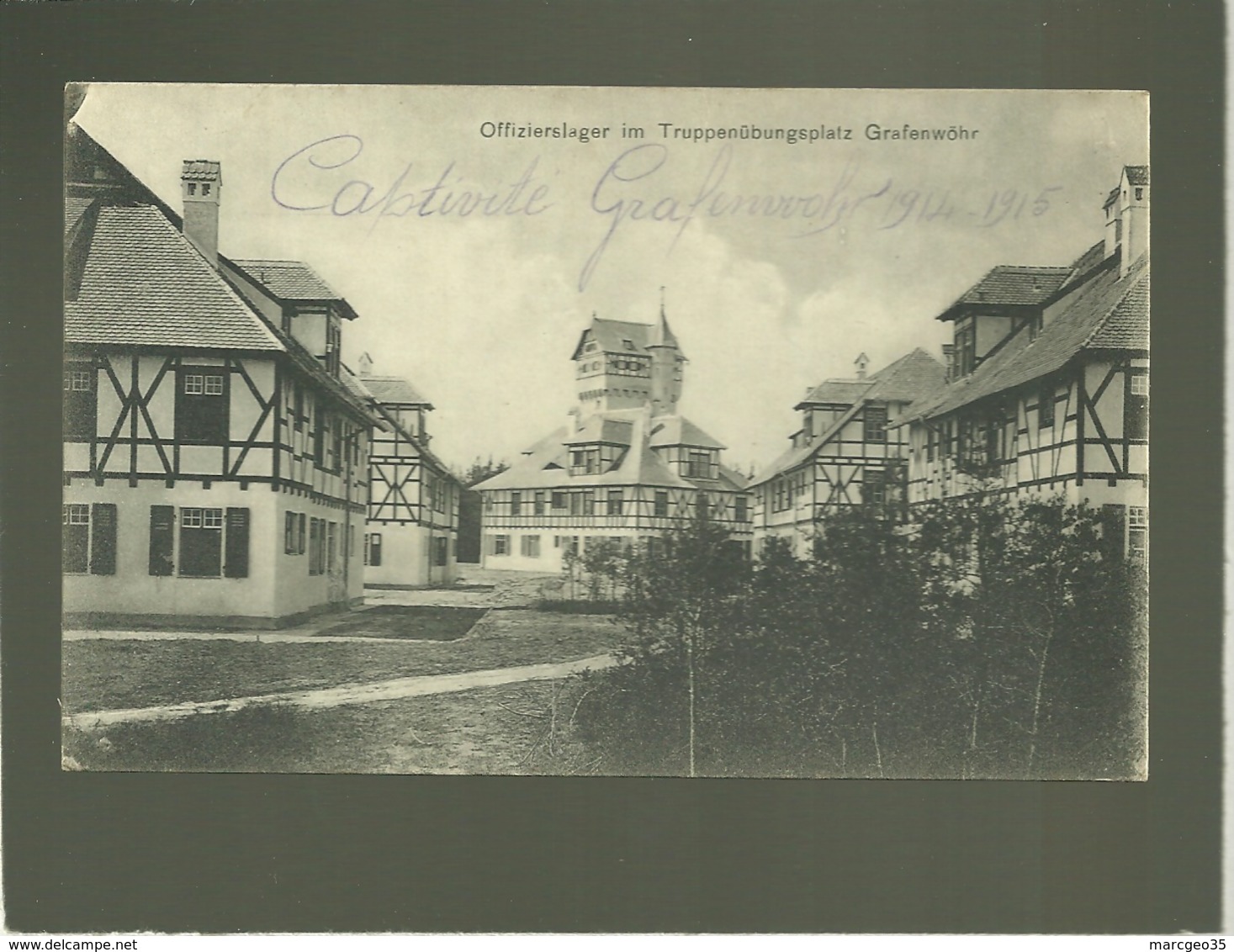 Offizierslager Im Truppenübungsplatz Grafenwöhr édit. Spahn N° 59 Captivité 1914 1915 - Grafenwöhr