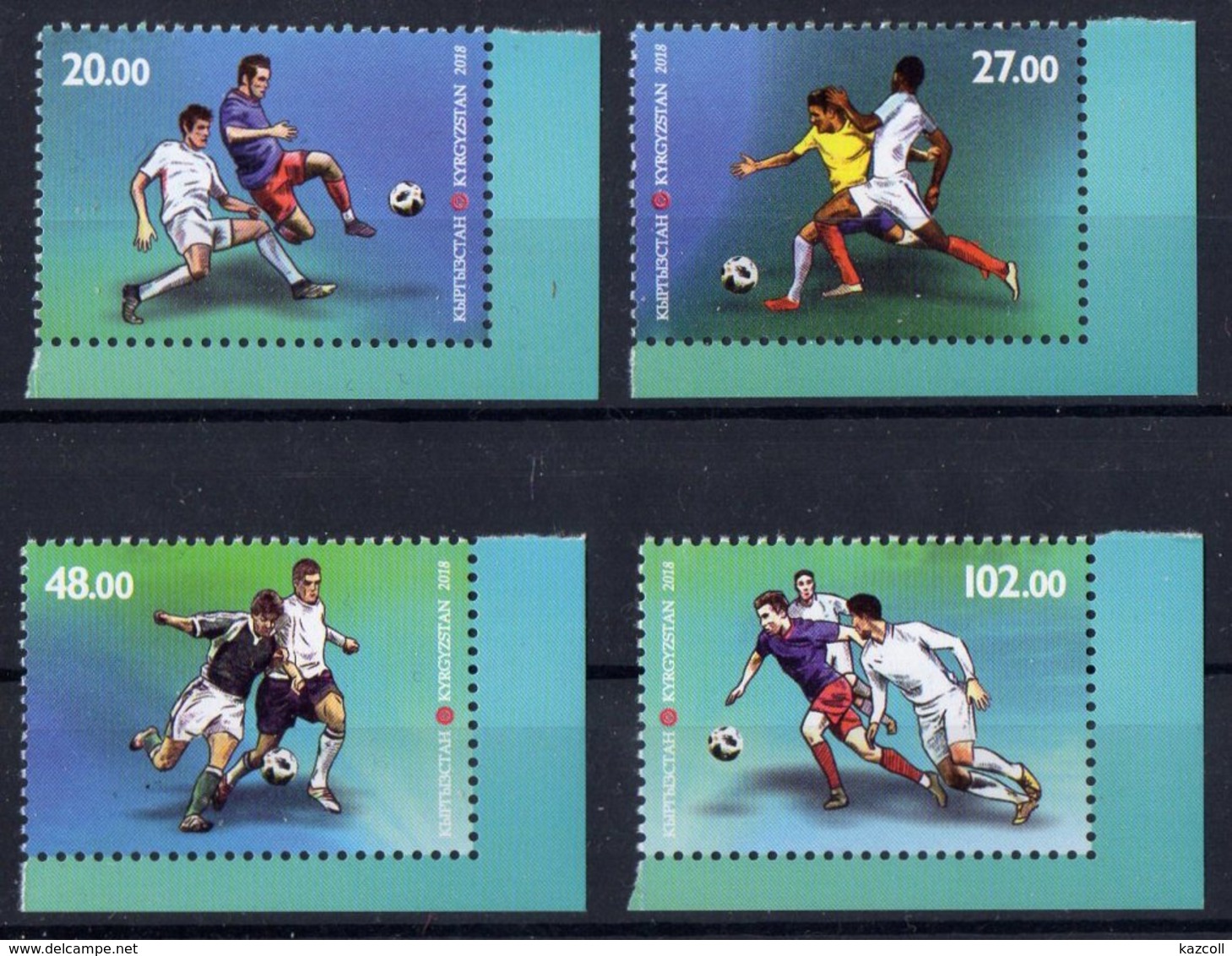 Kyrgyzstan 2018. FIFA World Cup 2018. Football. Soccer  MNH - 2018 – Rusia