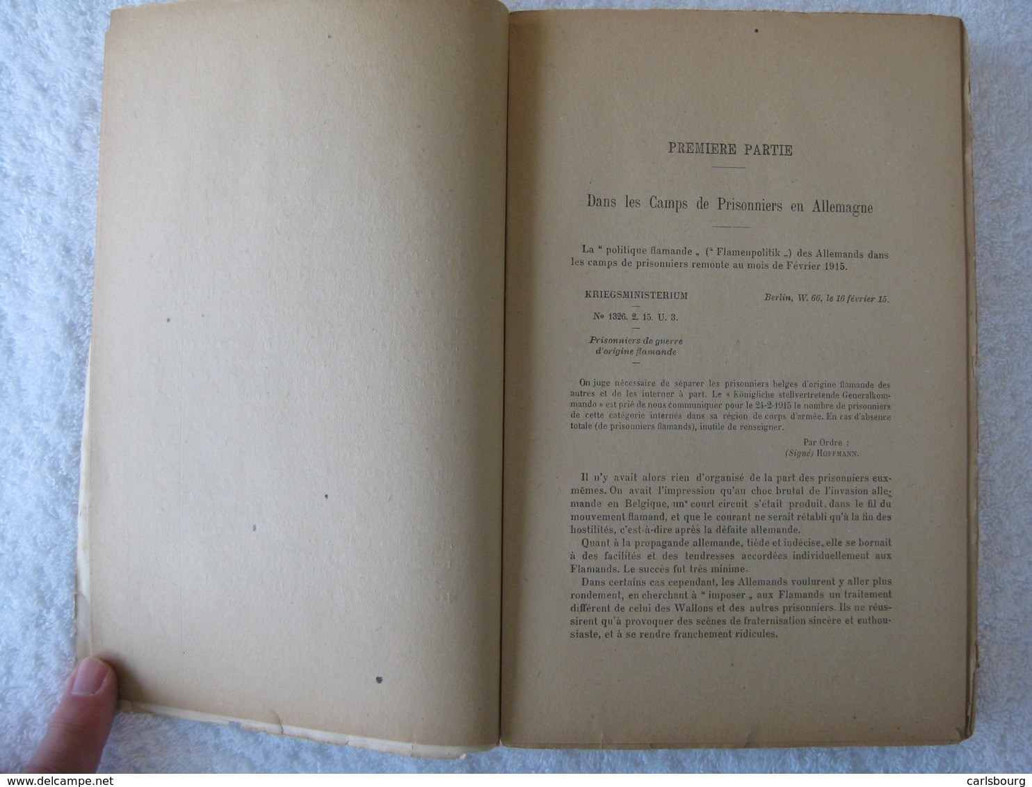 Guerre 14-18, Flamingants Et Collaboration Flamande – Rudiger - EO 1920 – Peu Courant - Oorlog 1914-18