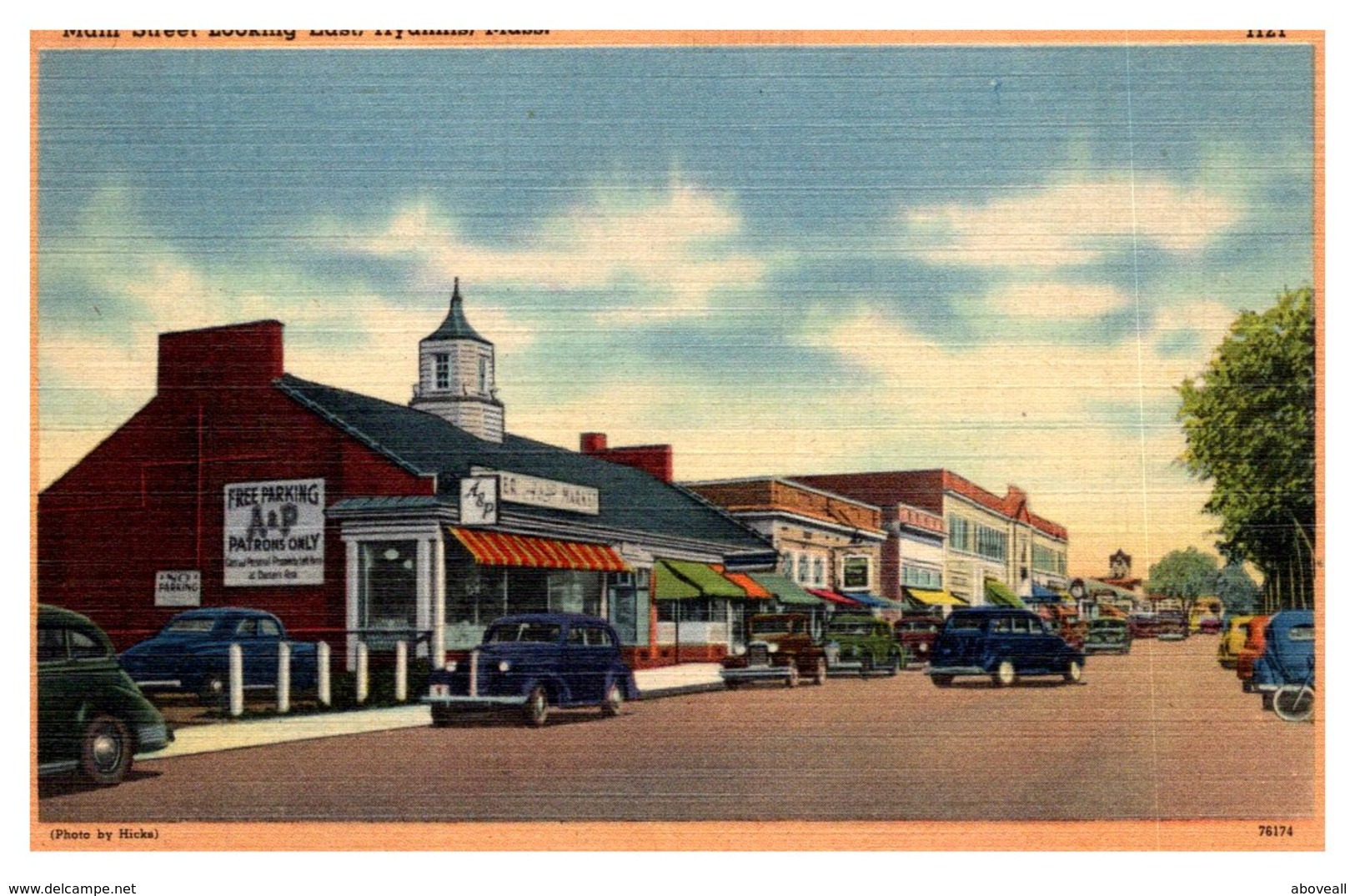 Massachusetts Hyannis , Main Street Looking East - Otros & Sin Clasificación