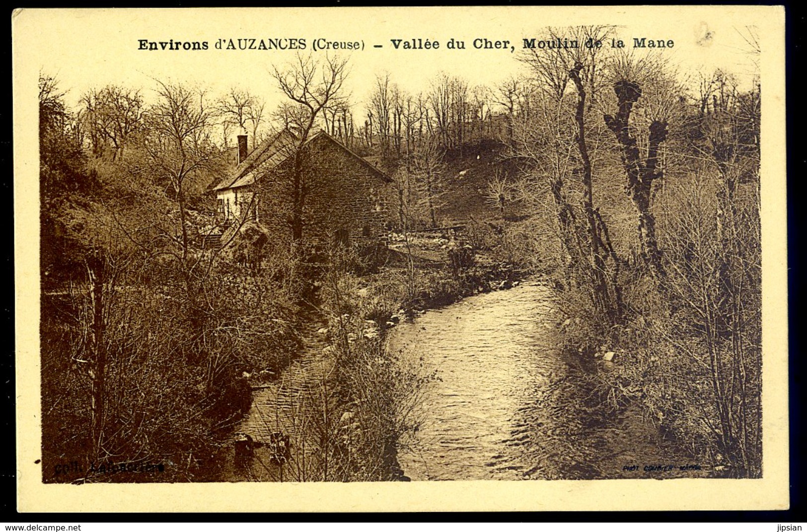 Cpa Du 23 Environs D' Auzances -- Vallée Du Cher , Moulin De La Mane   DEC19-47 - Auzances