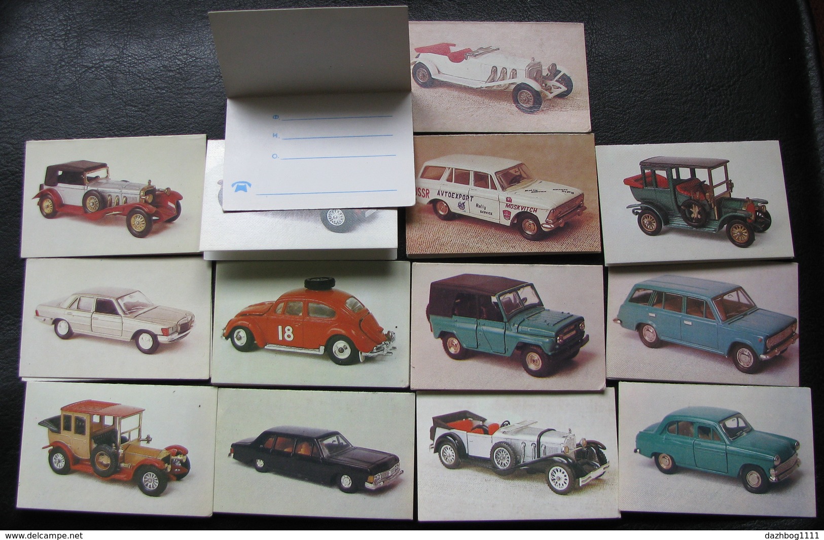 USSR Soviet Russia Visiting Cards Business Cards Cars Motor Automobile Auto Vintage Unused New - Visiting Cards