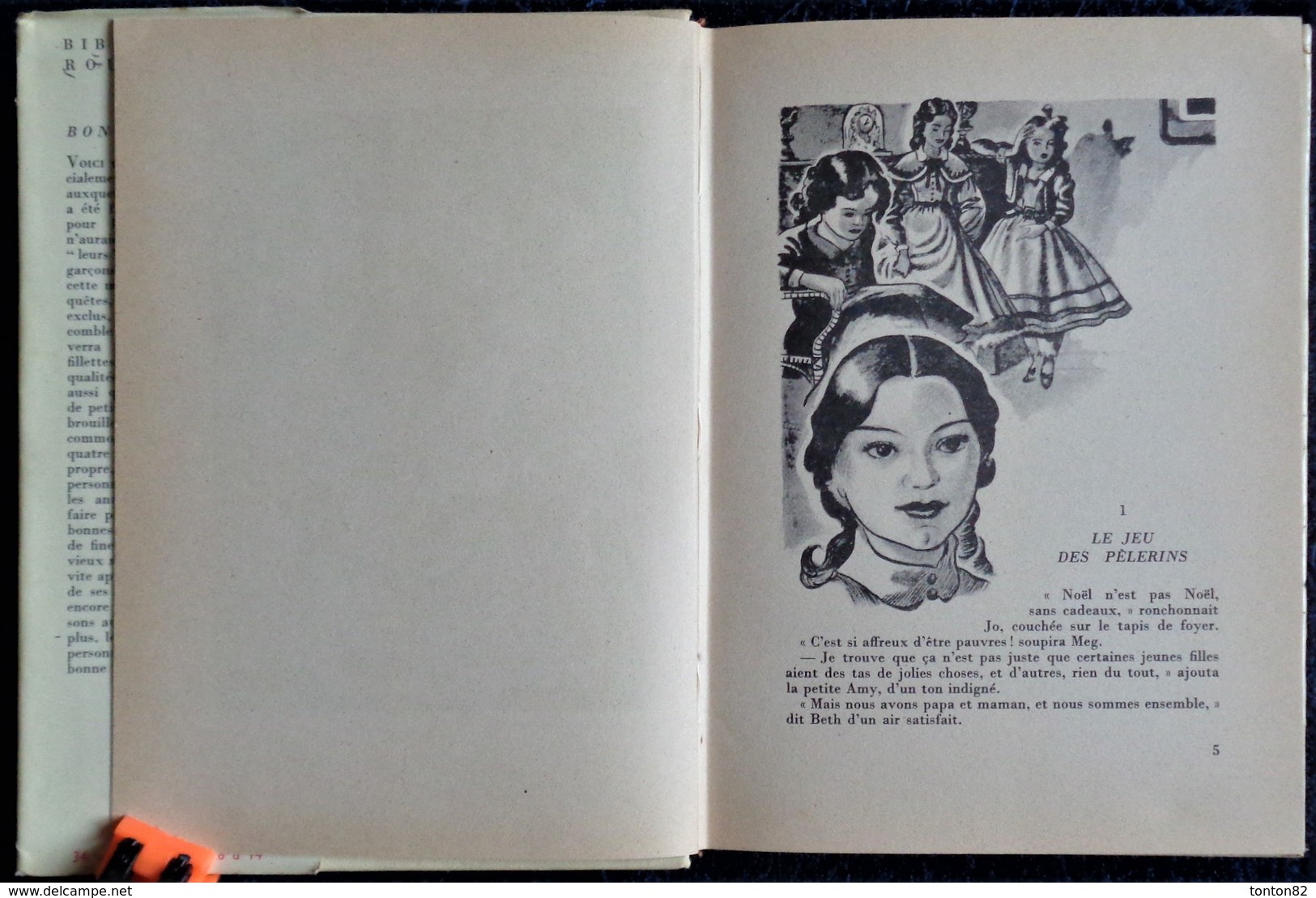 Louisa M. Alcott - Petites Bonnes Femmes - Rouge Et Or Souveraine - ( 1952 ) . - Bibliothèque Rouge Et Or