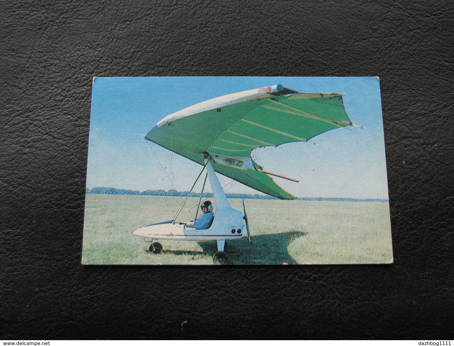 USSR Soviet Russia Pocket Calendar Sports Hang Glider August 1991 - Small : 1991-00