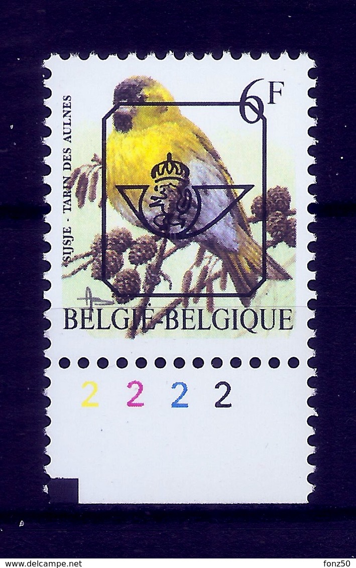 Buzin  PRE * Nr 829 B.P8a * Plaatnr 2 * Postfris Xx * - 1985-.. Vögel (Buzin)