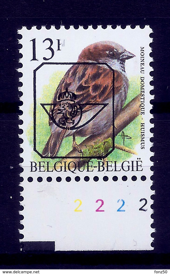 Buzin  PRE * Nr 837 P8 * Plaatnr 2 * Postfris Xx * - 1985-.. Oiseaux (Buzin)