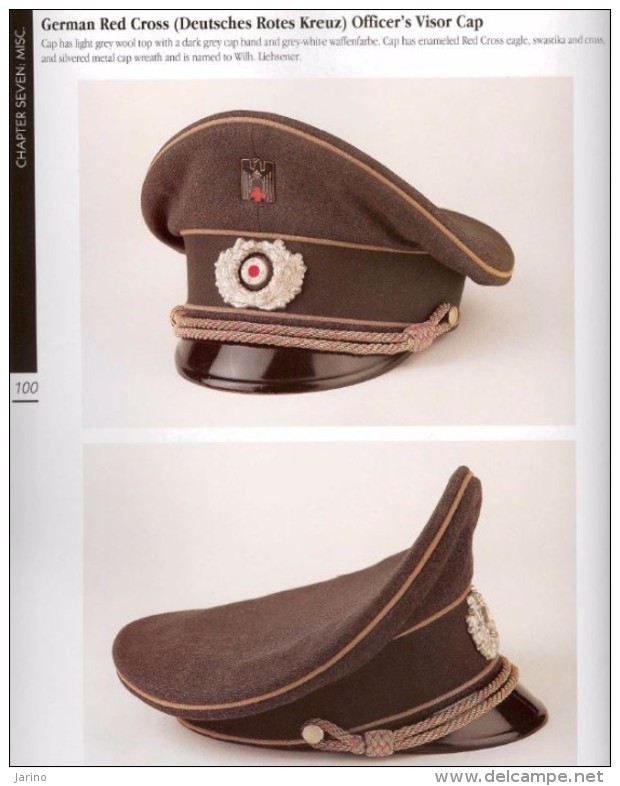 German Headgear in World War II. auf CD, Volume 2, SS NSDAP Police Civilian Misc A Photo Study of Hats Helmets,140Seiten
