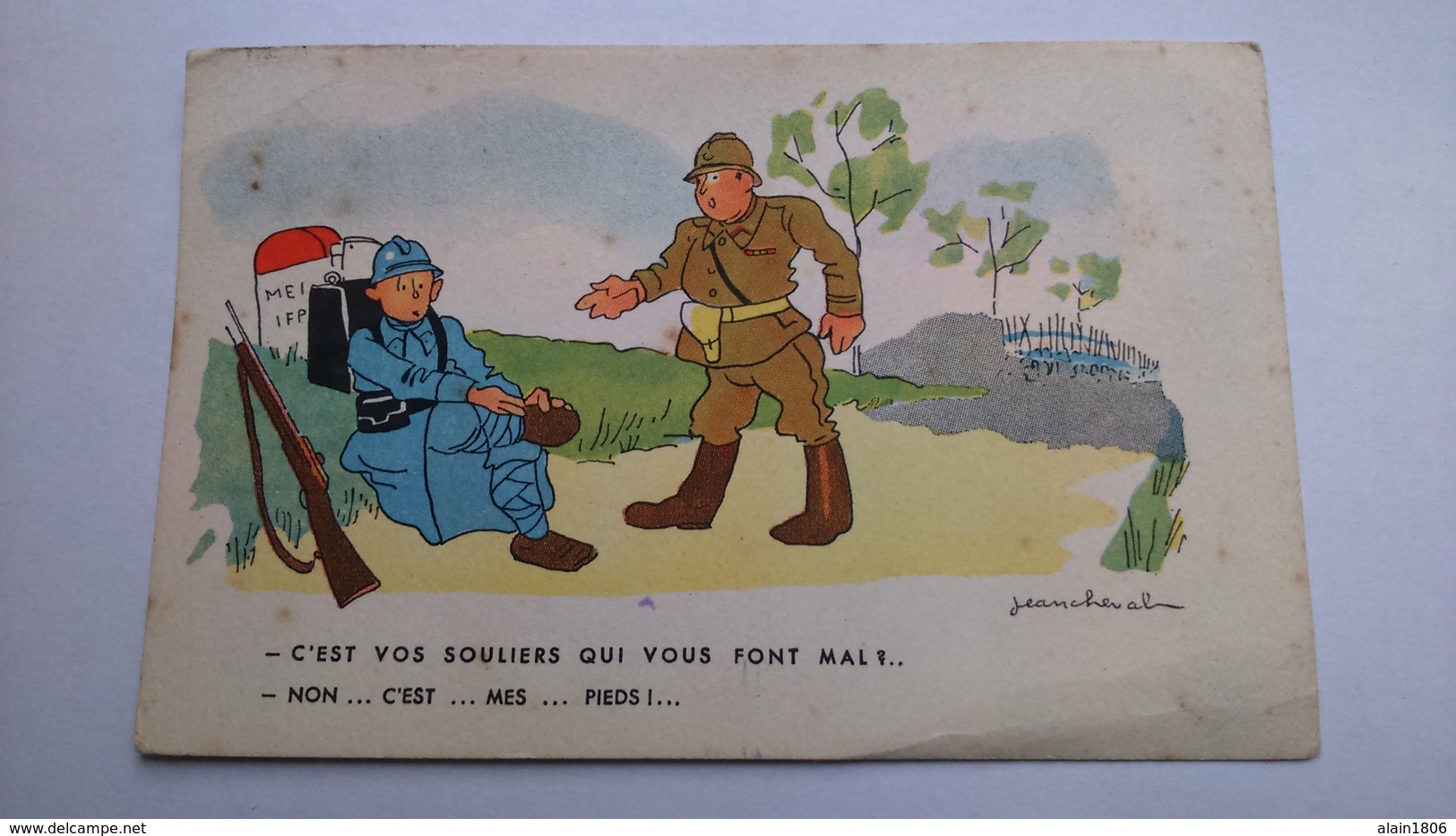 Carte Postale ( CC2 ) Ancienne Illustrateur  JEAN CHEVAL - Cheval