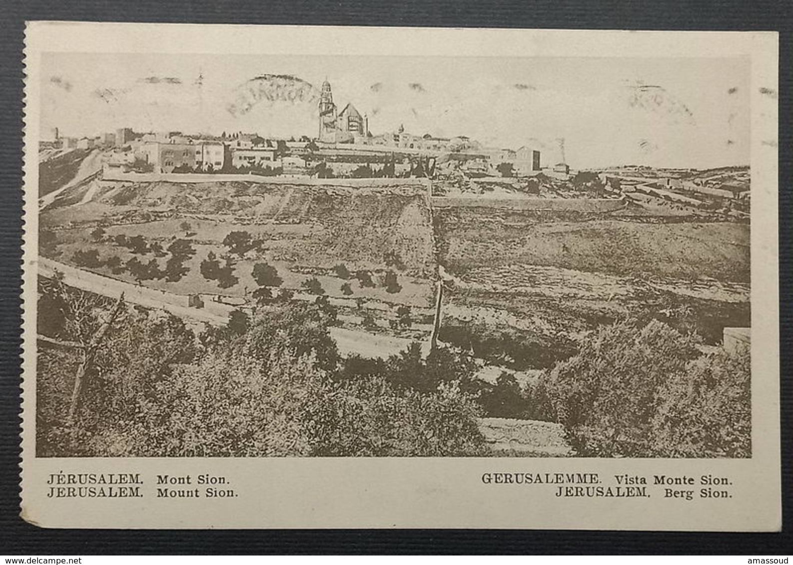 Palestine Jerusalem Mount Sion 3m Pictorial 1932 Italy - Palestine