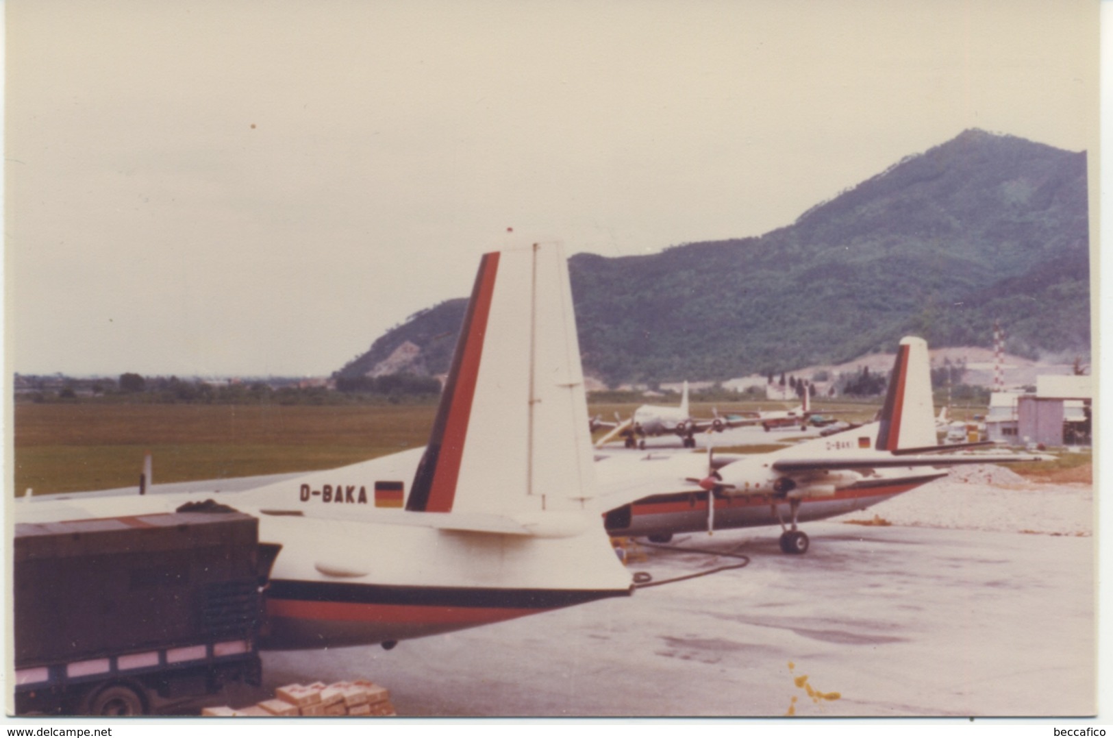 Aeroporto Villanova D'Albenga (SV) - Airport//aviation/aircraft/airplane/aeroplane - German Fokker 27 - Aérodromes