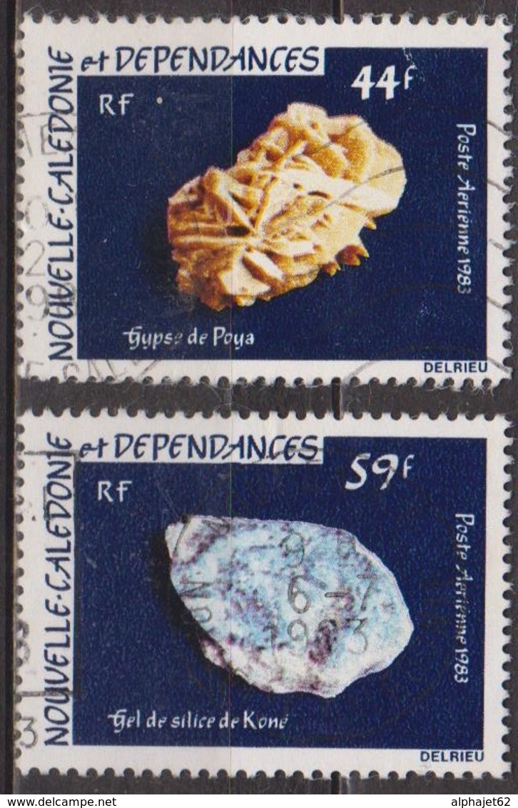 Minéraux - NOUVELLE CALEDONIE - Gypse, Gel De Silice - N° 227 - 228 - 1983 - Oblitérés