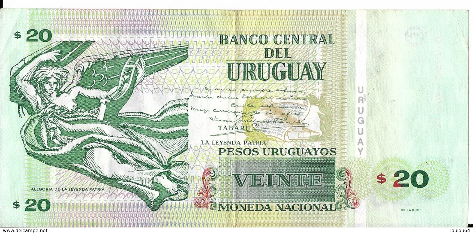 Uruguay - 20 Pesos 2011 - Série F - N° 55885584 - Superbe - - Uruguay