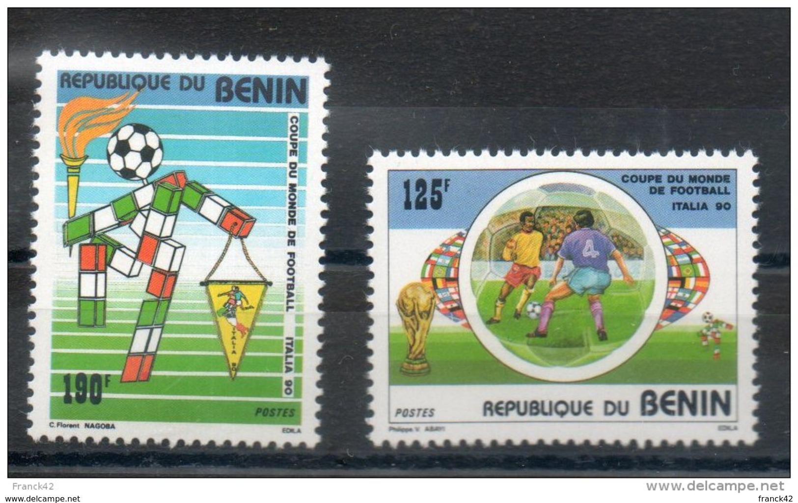 Benin. Coupe Du Monde De Football En Italie 1990 - Bénin – Dahomey (1960-...)