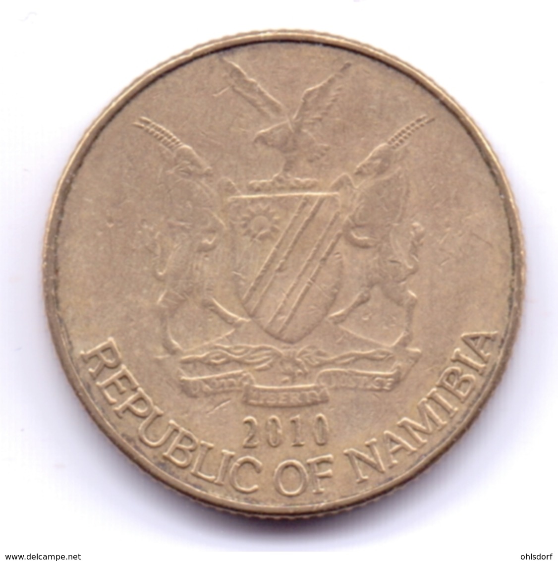 NAMIBIA 2010: 1 Dollar, KM 4 - Namibia