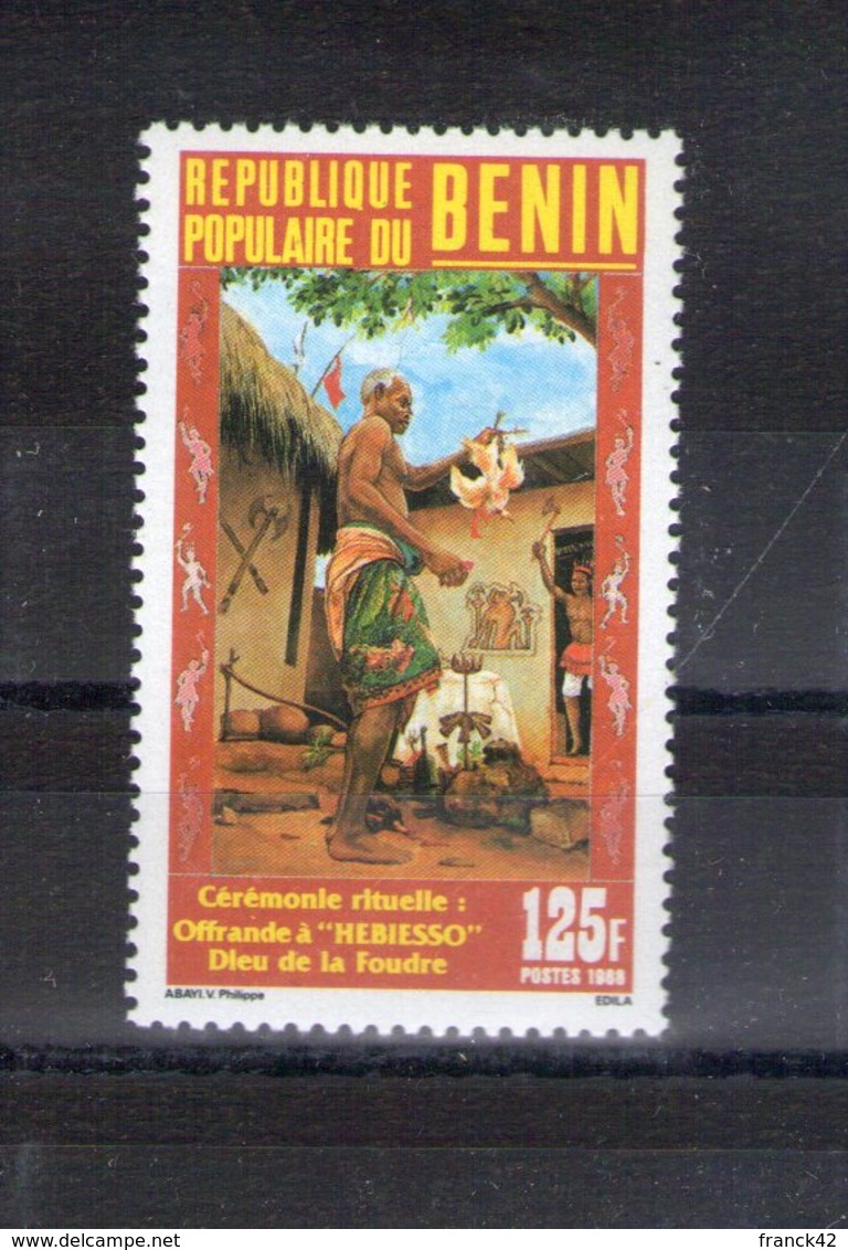 Benin. Offrande Au Dieu De La Foudre - Bénin – Dahomey (1960-...)