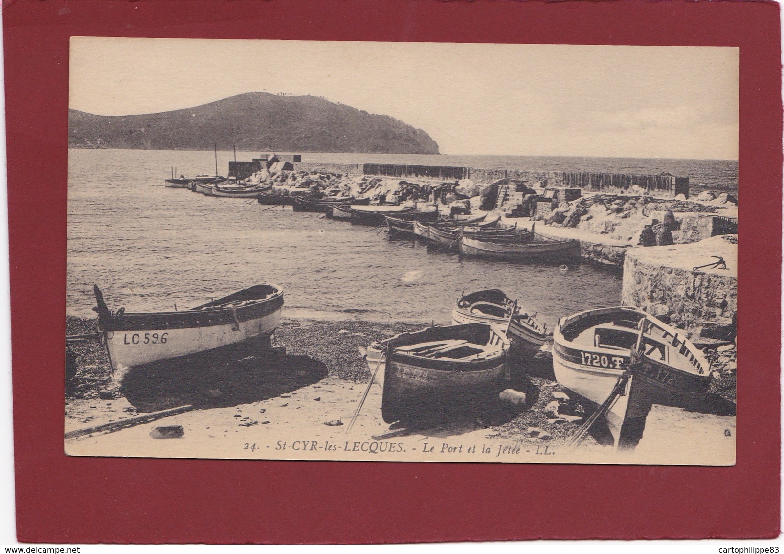 VAR 83 SAINT CYR SUR MER  LES LEQUES LE PORT ET LA JETÉE - Saint-Cyr-sur-Mer