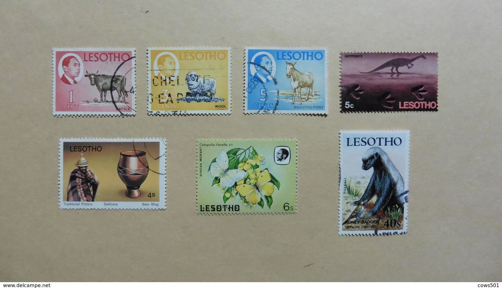 Afrique > Lesotho  : 7 Timbres Oblitérés - Lesotho (1966-...)