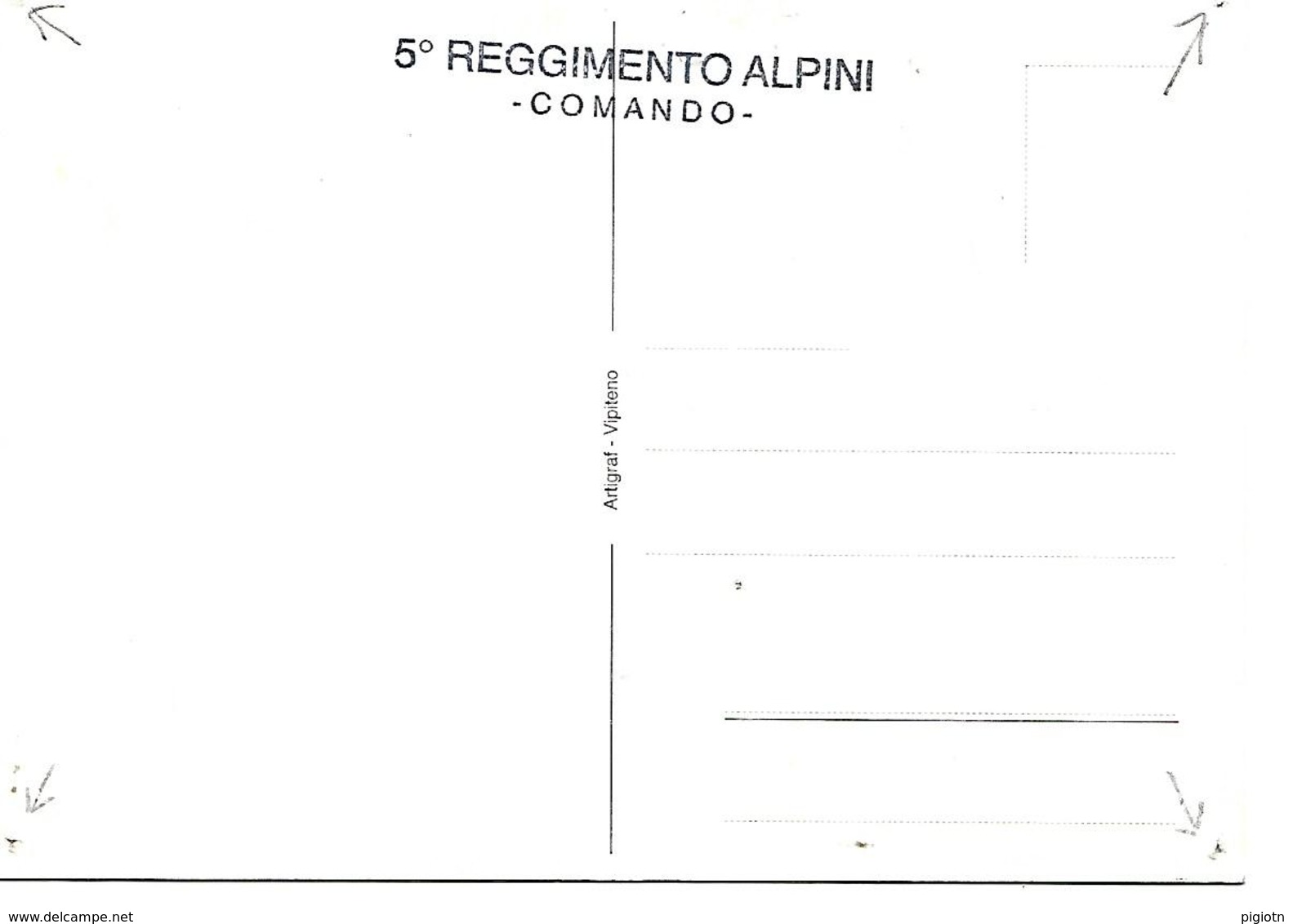 BA090  ALPINI - 5° REGGIMENTO ALPINI - VESPRI SICILIANI - NUOVA - Reggimenti