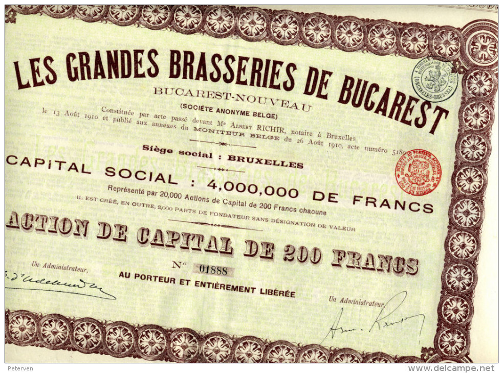 LES GRANDES BRASSERIES De BUCAREST - Autres & Non Classés