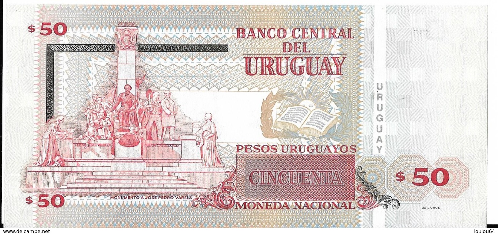 Uruguay - 50 Pesos 2011 - Série E - N° 20164108 - Neuf - Non Circulé - - Uruguay