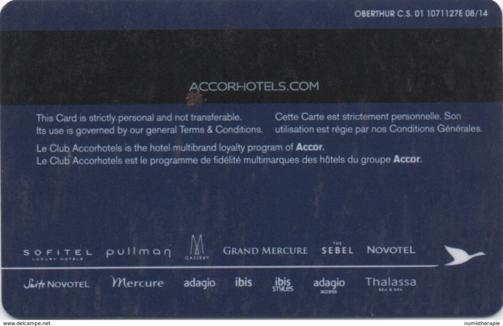 Carte Membre Hôtels : Le Club Accor Hotels - Cartes D'hotel