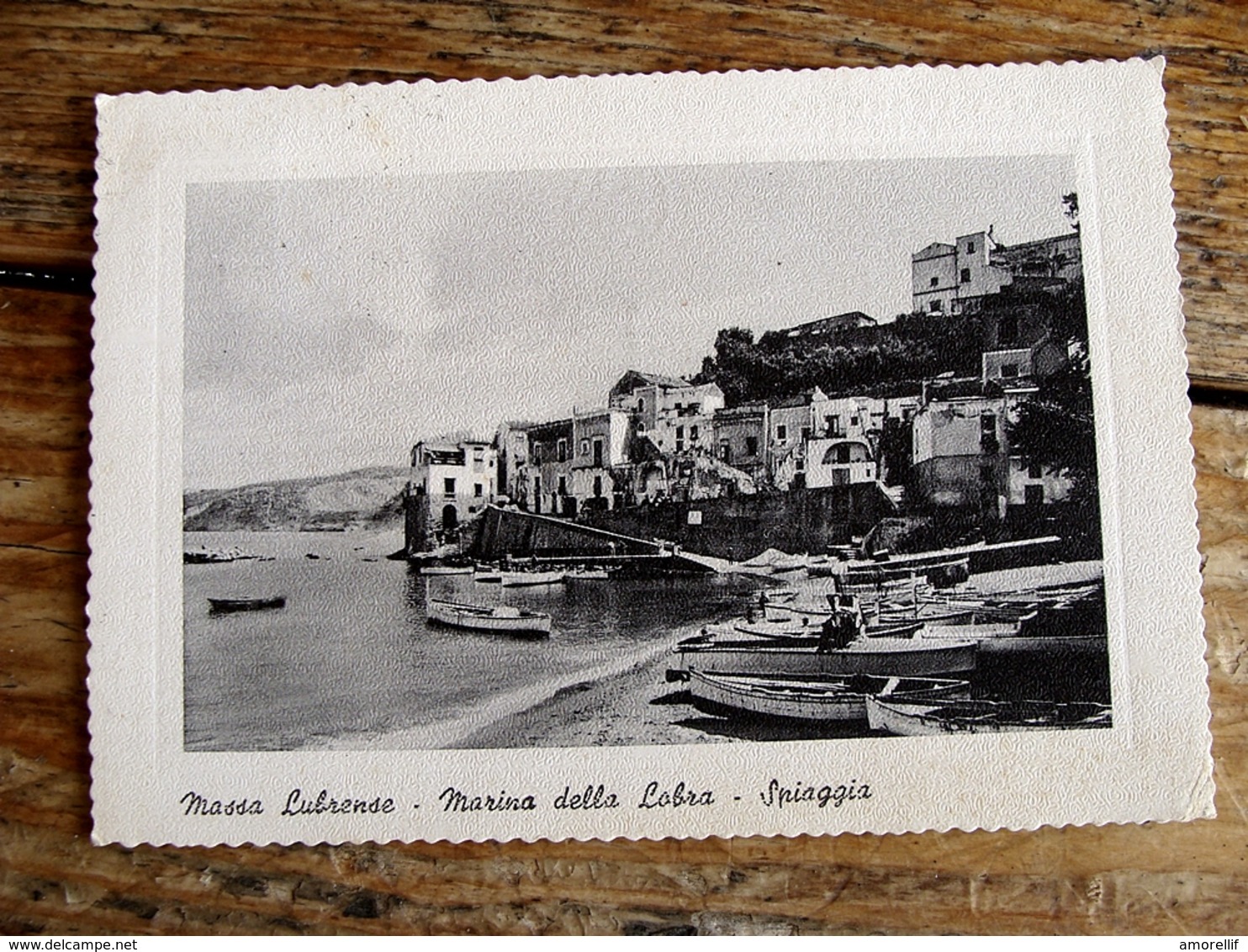 (FG.L54) MASSA LUBRENSE - SPIAGGIA MARINA DELLA LOBRA, Barche Pescatori (NAPOLI) - Napoli