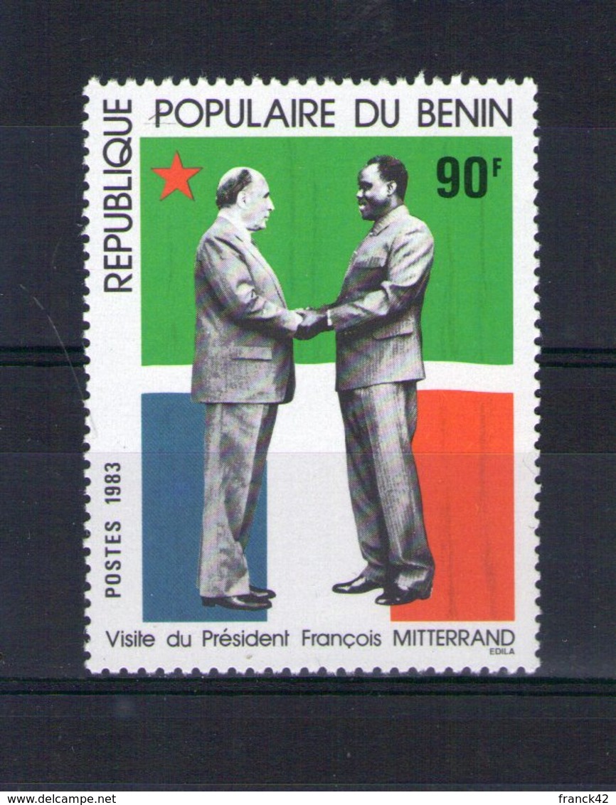 Benin. Visite Du Président François Mitterrand - Bénin – Dahomey (1960-...)