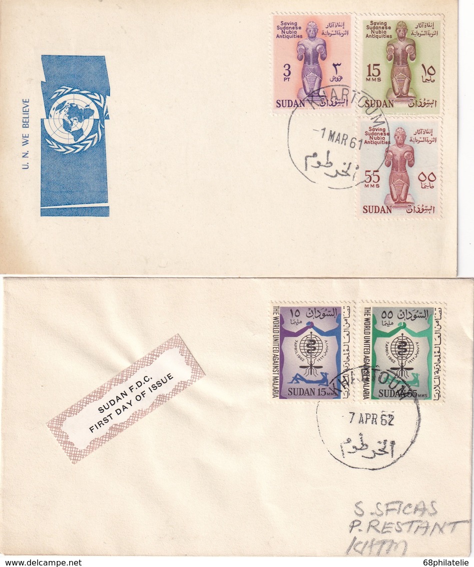 SOUDAN LOT DE 2 LETTRE - Sudan (1954-...)