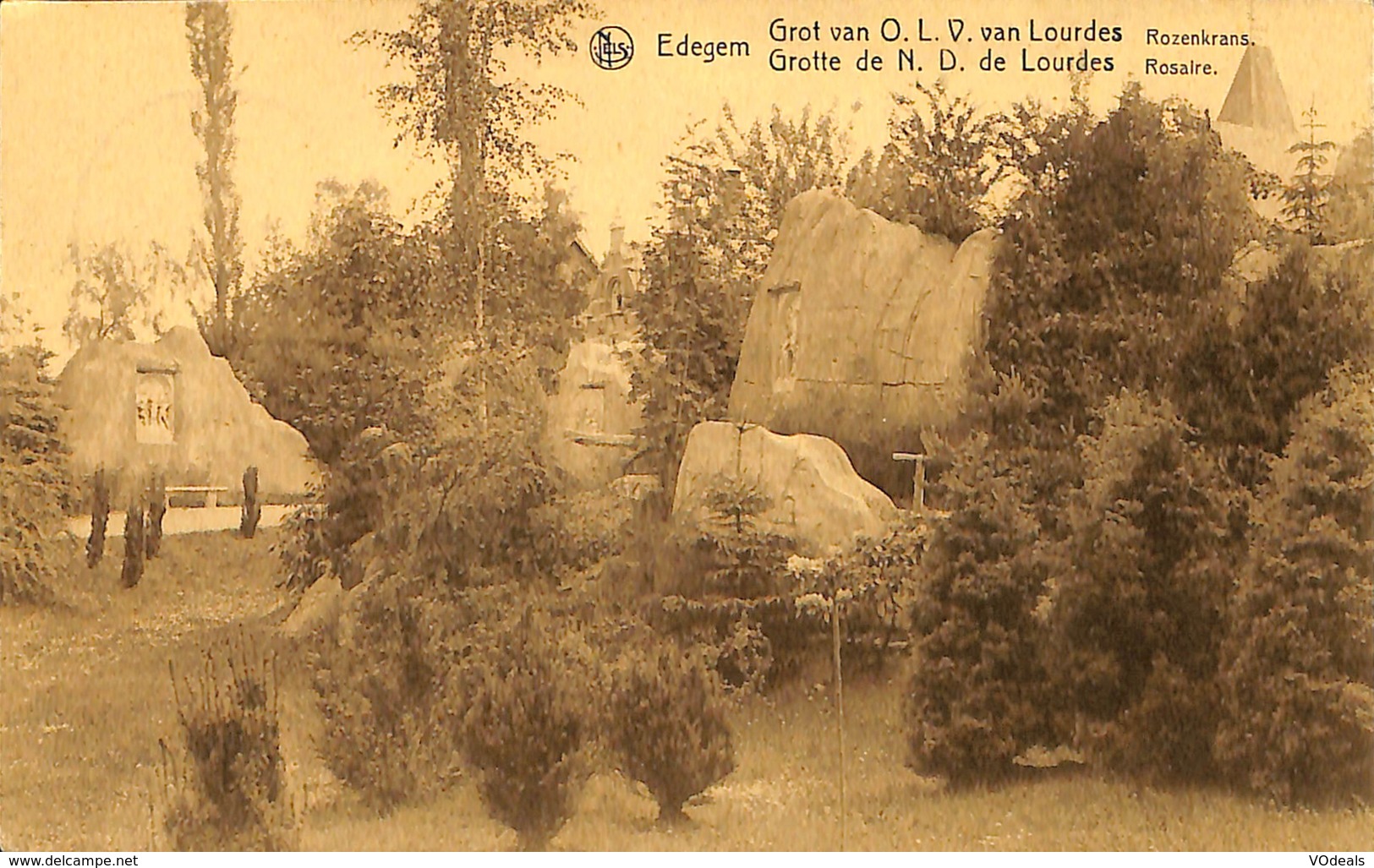 CPA - Belgique - Edegem - Grotte De N. D. De Lourdes - Edegem