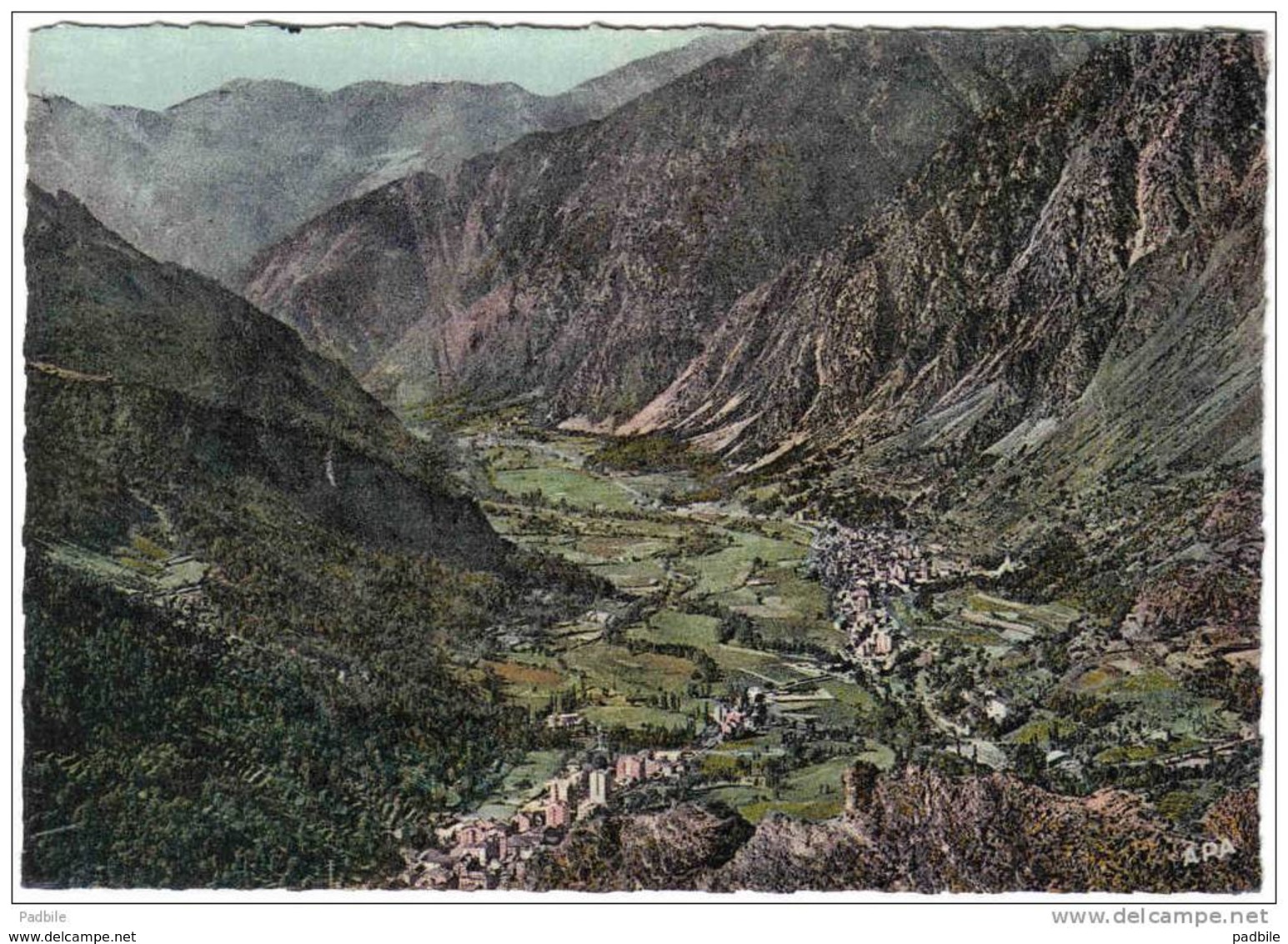Carte Postale Andorre Andorra  La Vella  Les Escaldes Trés Beau Plan - Andorre